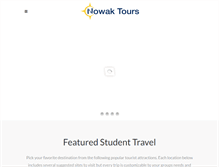Tablet Screenshot of nowaktours.com